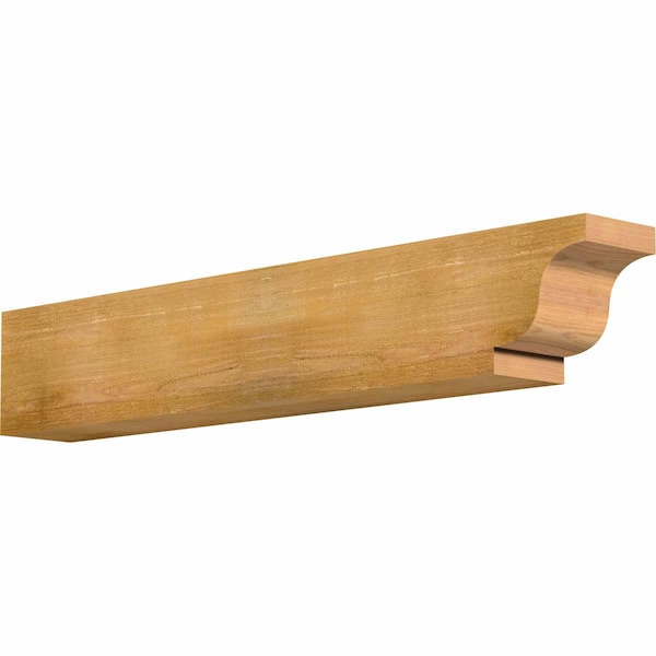 Ekena Millwork Newport Rough Sawn Rafter Tail, Western Red Cedar, 6"W x 8"H x 48"L RFT06X08X48NEW00RWR - main